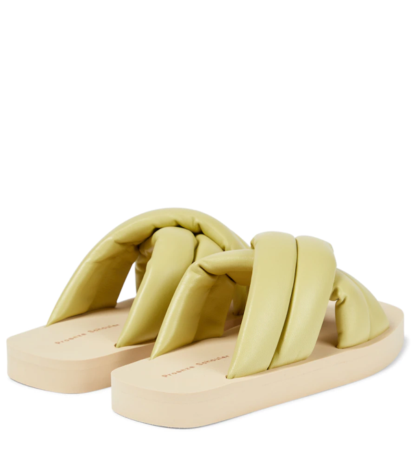 Proenza Schouler Float padded sandals - Green