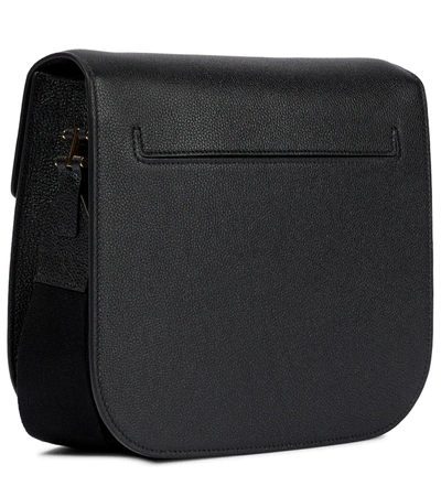Shop Tom Ford Tara Medium Leather Crossbody Bag In Black