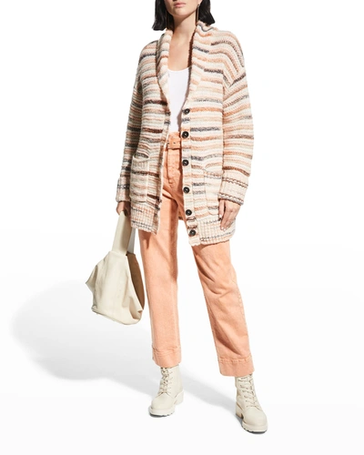 Shop A.l.c Willow Cardigan In Pinkbrandynavy Mu