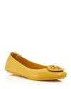 Tory Burch Minnie Travel Ballet Flats In Sunshine