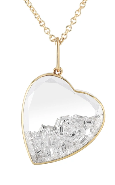 Shop Moritz Glik Amora 18k Yellow Gold Diamond Necklace