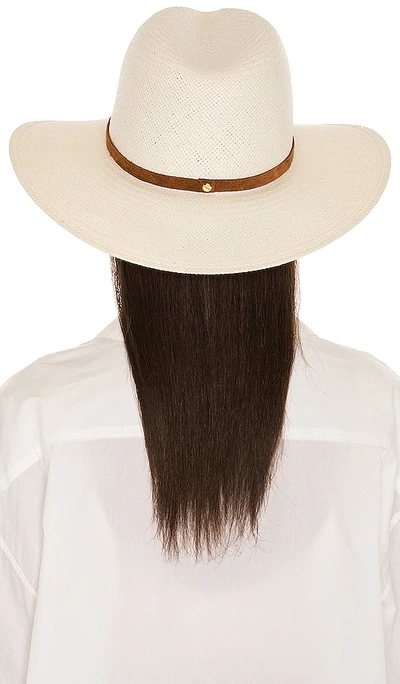 Shop Janessa Leone Paloma Hat In 漂白