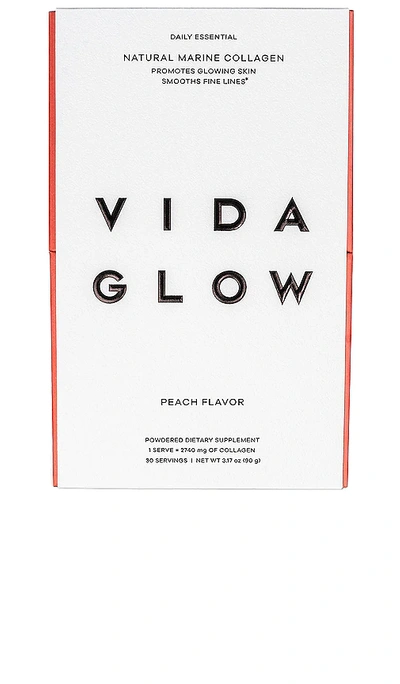 Shop Vida Glow Natural Marine Collagen Sachets Peach In Beauty: Na