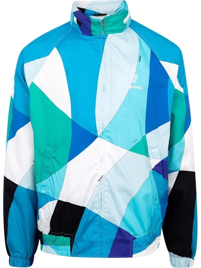 Emilio Pucci Jacket In Blue | ModeSens