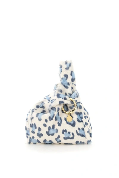 Shop Simonetta Ravizza Furrissima Baby Kid Bag In Light Blue (white)