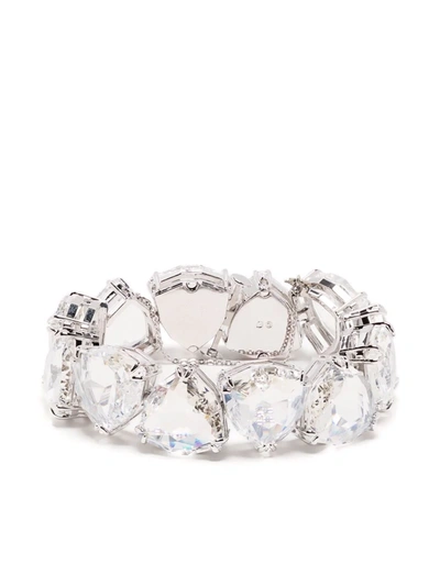 Shop Swarovski Millenia Crystal Bracelet In Silver