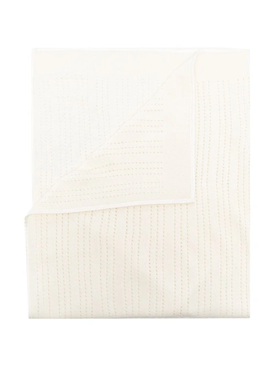 Shop N•peal Pointelle Baby Blanket In White