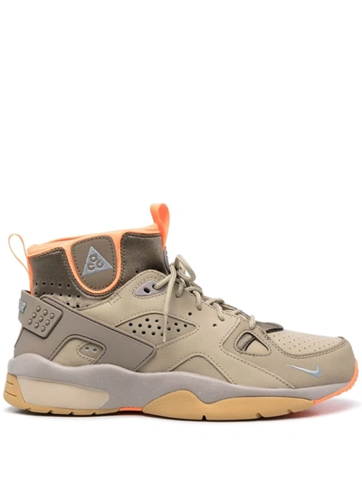 Shop Nike Acg Air Mowabb "limestone" Sneakers In Green