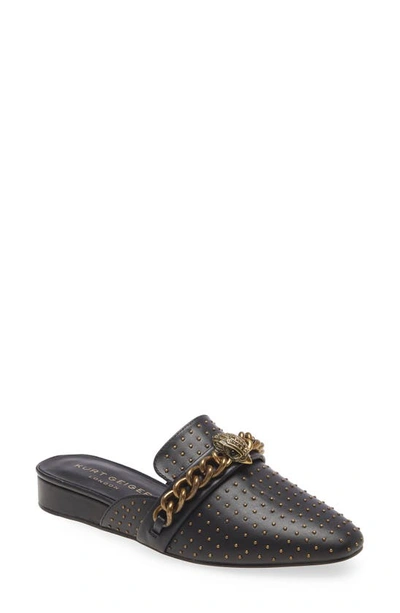 Shop Kurt Geiger Chelsea Loafer Mule In Black