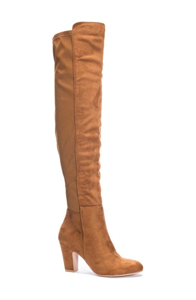 Shop Chinese Laundry Canyons Over The Knee Boot In Honey Brown