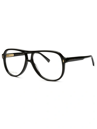 Shop Gucci Gg1044o Eyewear In Black Black Transpare