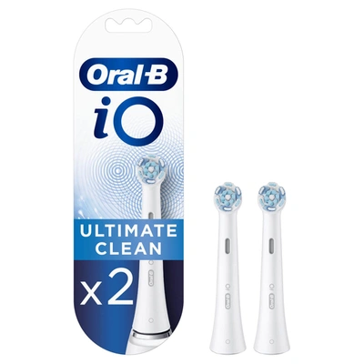 Shop Oral-b Io Ultimate Clean Toothbrush Heads - Pack Of 2 Counts