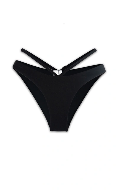 Shop Jonathan Simkhai Women's Emmalynn Js Strappy Bikini Briefs In White,black
