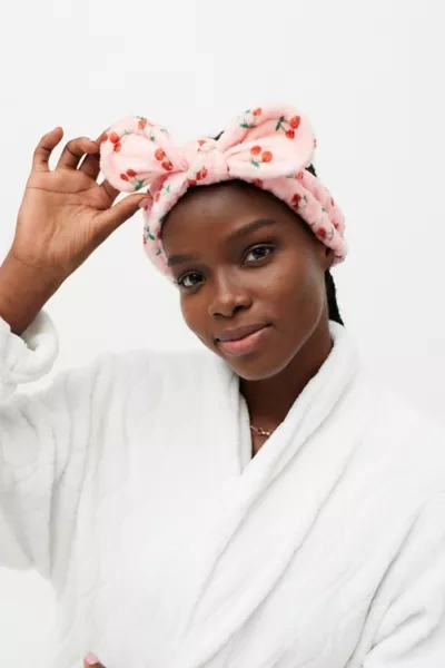 Urban Outfitters Spa Day Headband In Cherry | ModeSens