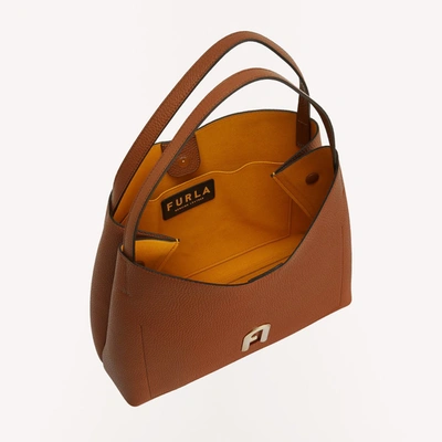 Furla Primula Leather Top-Handle Hobo Bag