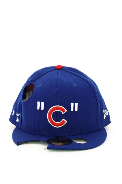Off-white X New Era X Chicago Cubs Cap Blue And Red