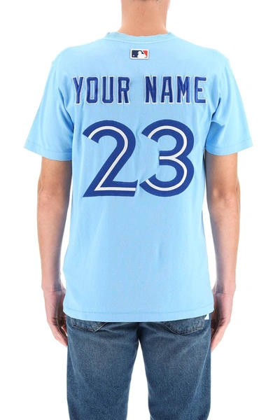 Off-white Blue Mlb Edition Toronto Blue Jays T-shirt In Light Blue Blue  White (light Blue)