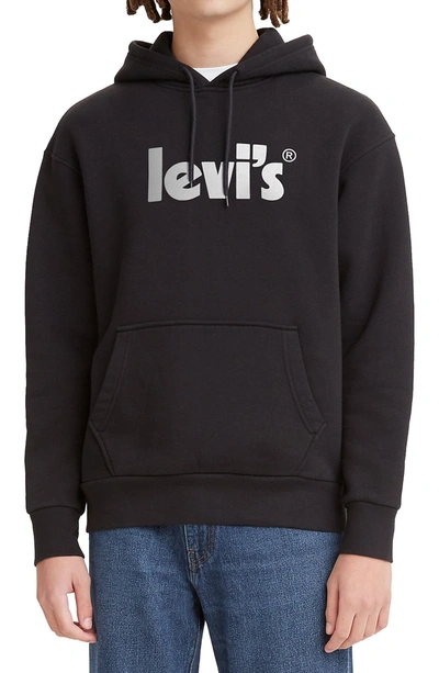 Shop Levi's Levis T3 Relaxed Graphic Print Hoodie In Core Poster Hoodie