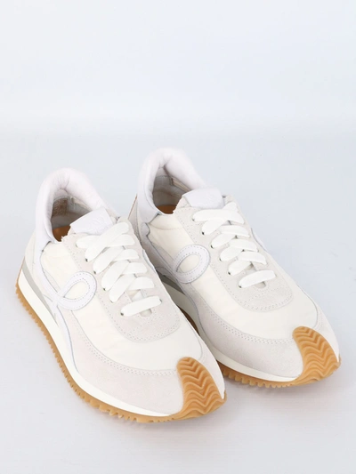Shop Loewe Flow Runner White Sneakers