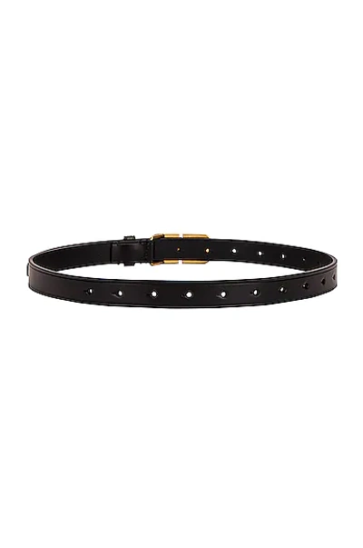 Shop Balenciaga Bb Hourglass Belt In Black