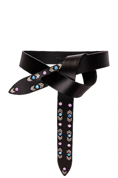 Shop Isabel Marant Lecce Belt In Black