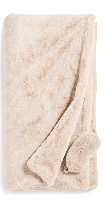 Shop Apparis Brady Blanket Set Latte One Size