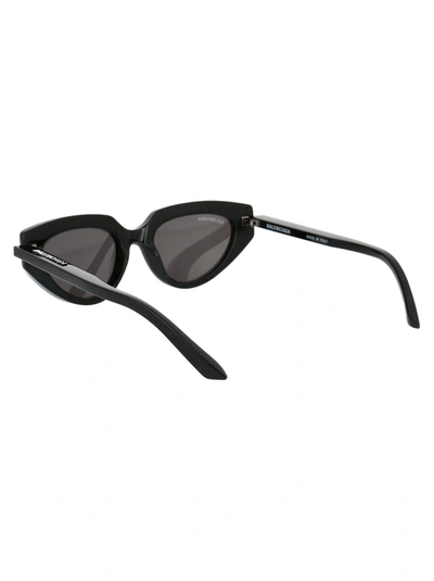 Shop Balenciaga Sunglasses In 001 Black Black Grey