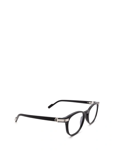 Shop Cartier Eyeglasses In Black