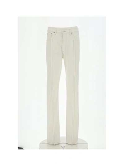 Shop Maison Margiela Denim In White