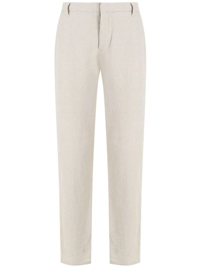 Shop Osklen Tailored-cut Trousers In Neutrals