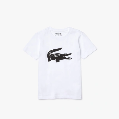 Lacoste Kids' Sport Tennis Technical Jersey Oversized Croc T-shirt - 4  Years In White | ModeSens