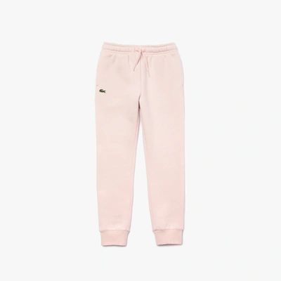 Shop Lacoste Kids' Sport Fleece Sweatpants - 12 Years In Pink