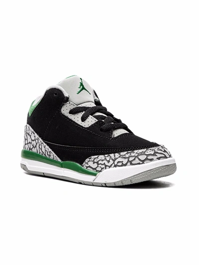 Shop Jordan Air  3 Retro "pine Green" Sneakers In Black