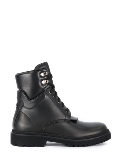 Shop Moncler Patty Black Ankle Boots