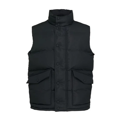 Shop Alexander Mcqueen Sleeveless Puffer Jacket In Black