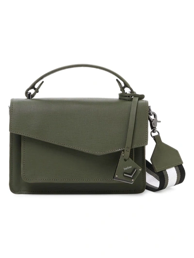 Shop Botkier Women's Cobble Hill Leather Crossbody Bag In Army Green