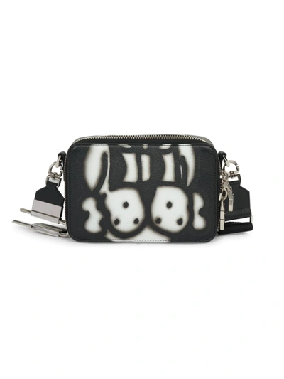 Shop Givenchy Men's Antigona U Leather Camera Bag In Black White