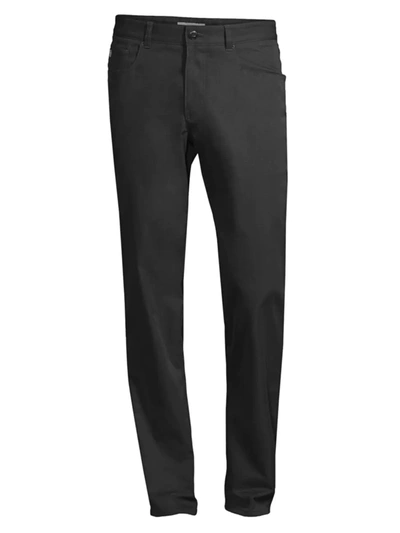 Shop Peter Millar Men's Performance Five-pocket Pants In Black