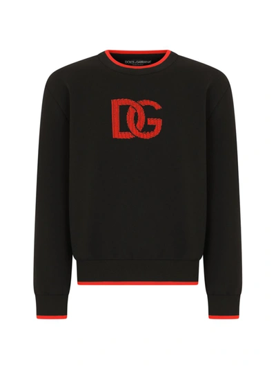 Shop Dolce & Gabbana Men's Logo Monogram Sweater In Variante Abbinata
