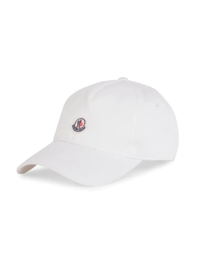 Shop Moncler Women's Berretto Baseball Cap In Ivory