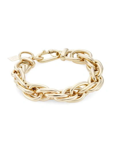 Shop Lauren Rubinski 14k Yellow Gold Small Oval-link Chain Bracelet