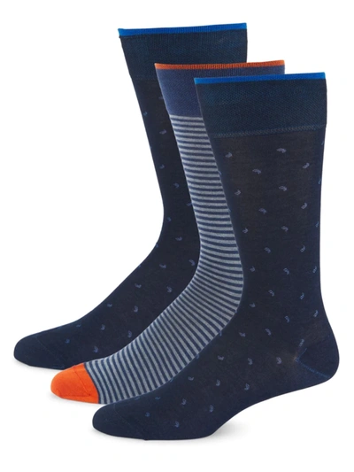 Shop Marcoliani Men's Cotton Calf Socks In Neutral