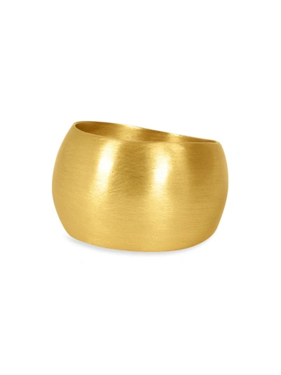 Shop Dean Davidson Origins Sugar Maple Brushed 22k Gold-plated Ring
