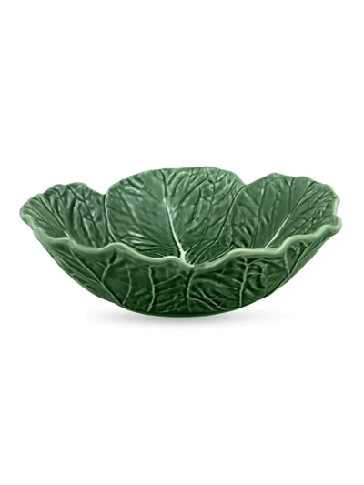 Shop Bordallo Pinheiro Cabbage Salad Bowl In Green
