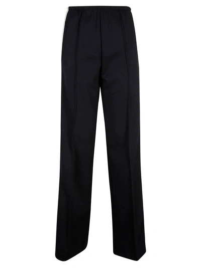 Shop Palm Angels Milano Loose Track Pants In Navy