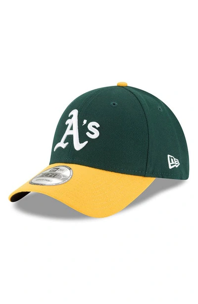 Shop New Era Green Oakland Athletics League 9forty Adjustable Hat
