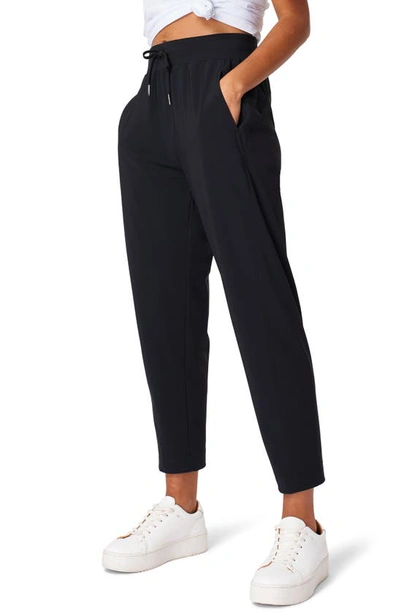 Shop Sweaty Betty Explorer Tapered Athletic Pants In Black