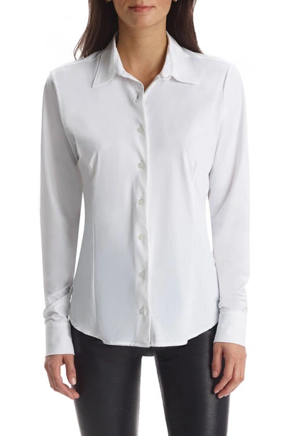 Shop Commando Classic Button-down Shirt In White