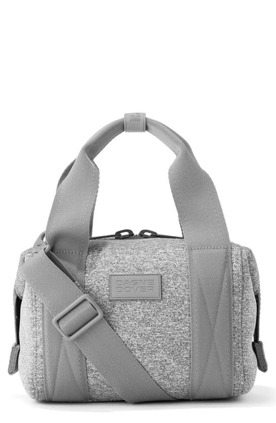 Shop Dagne Dover Landon Extra Small Neoprene Carryall Duffle Bag In Heather Grey