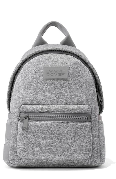Shop Dagne Dover Dakota Small Neoprene Backpack In Heather Grey